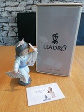 Lladro 6230 Oriental Dance Geisha Figurine In Box
