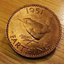 1951 UK George VI Farthing