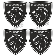 Peugeot Stickers A x4 decal 68x75mm Car van truck window man cave (Choose colour