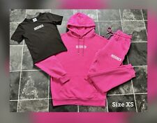 Genuine XS Pink Hoodrich Tracksuit with a Black Shortsleeved Hoodrich T-shirt