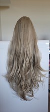 2 x Half Wigs  Ash Blonde 22" Wavy Hair Piece