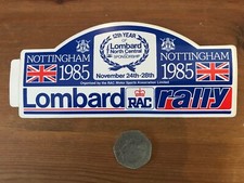 Lombard RAC Rally Sticker
