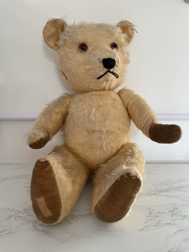 Vintage mohair teddy bear - mohair,