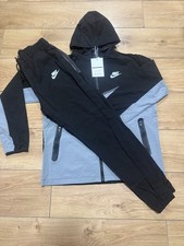Nike Tech Fleece Woven Tracksuit Grey Men's Size L Brand New With Tags