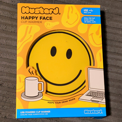 Mustard usb powered cup - usb, warmer