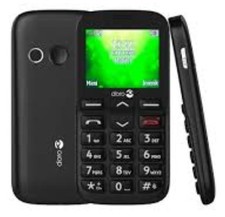 DORO 1380 DUAL SIM BIG BUTTON MOBILE PHONE-UNLOCKED WITH NEW CHARGAR & WARRANTY