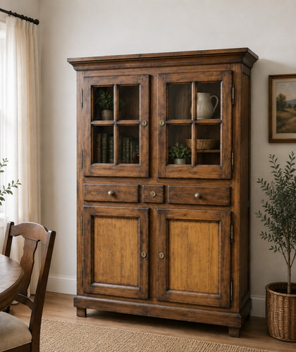 Large reclaimed oak display - large,
