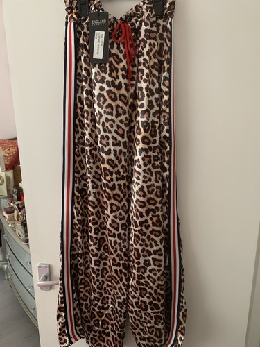 Leopard print wide - , wide-leg