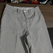 Gabardine Pants Mens 32 Black