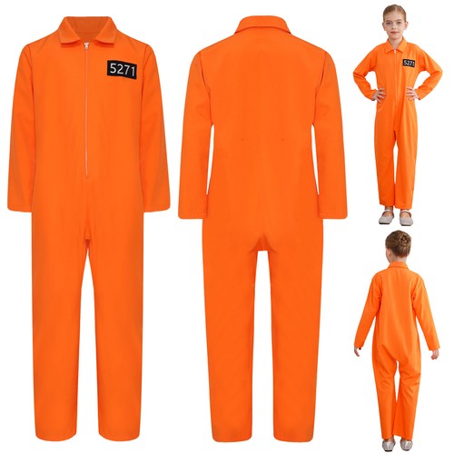 Kids prisoner costume long - prisoner,