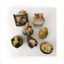 Pig Ornaments Lot4 × 7 Excellent Condition No Chips