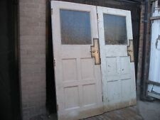 Reclaimed Victorian or Edwardian pitch pine glazed doors