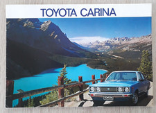 Toyota Carina Brochure 1978 -