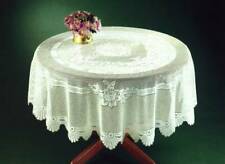 Traditional Floral Cream Lace Stain Release 36" Round Table Cloth  £9.99 Each
