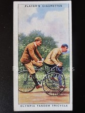 Single: OLYMPIA TANDEM TRICYCLE No.16 CYCLING John Player 1939