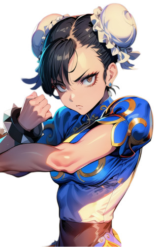 Chun street fighter waifu - chun-li,
