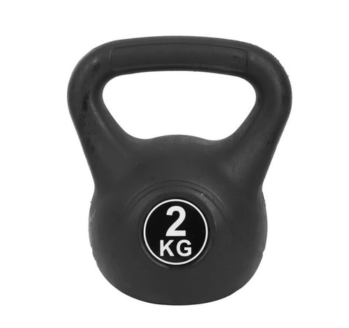 2kg vinyl kettlebells dumbbell - 2kg,