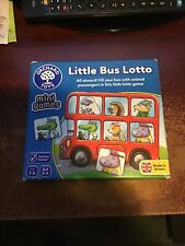 ORCHARD TOYS LITTLE BUS LOTTO  MINI GAME  BIRTHDAY CHRISTMAS LEARNING