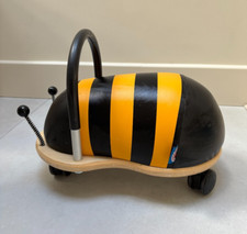 Wheelybug Toddler Wooden Ride Bee Small