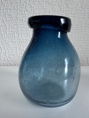 Hand blown glass - hand-blown, vase