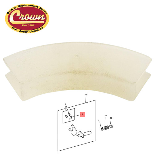 Crown shift fork - crown,