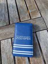 Official AIG Women's Open Tournament Scorecard/Course Planner NEW