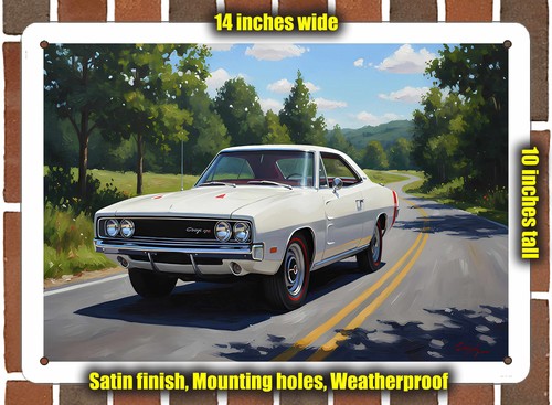 Metal sign 1969 dodge - metal,