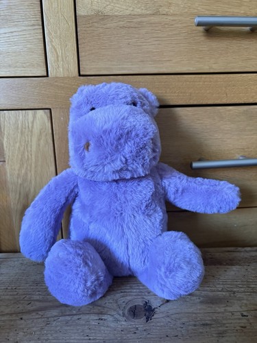 Purple hippo plush - purple,