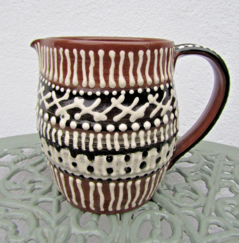 Vintage alan ward slipware jug - ward,
