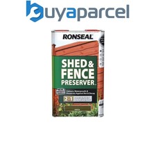 Ronseal 37652 Shed & Fence Preserver Green 5 litre RSLSFG5L
