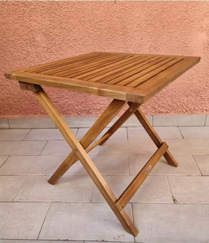 Wooden garden table small - wooden,