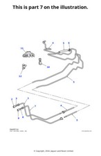 Land Rover Genuine Pipe Feed Fuel Lines Fits Range Rover 1994-2001 ESR2962