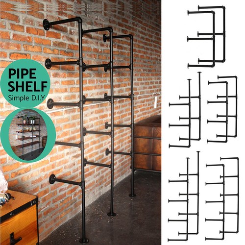 Industrial floating shelves - 2x,