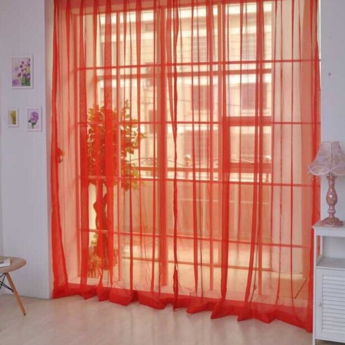 New red tulle - new, voile