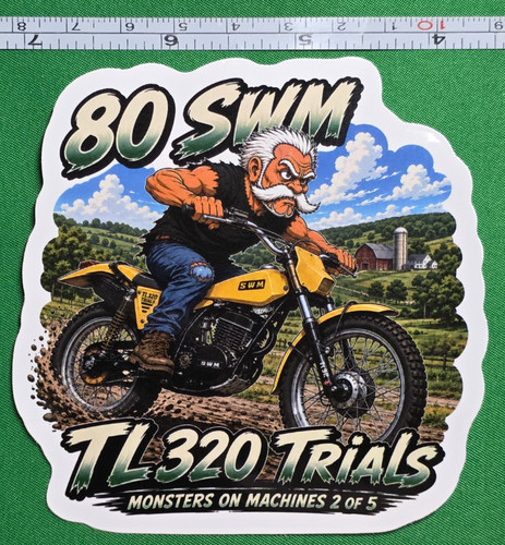 1980 swm tl320 trials 9x9cm - 1980,