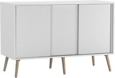 White Sideboard Cabinet 3 Door