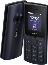 Nokia 110 4G (2023) Mobile Phone SIM-Free Unlocked Dual SIM Midnight Black 