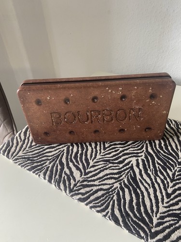 Bourbon biscuit tin with lid - bourbon,