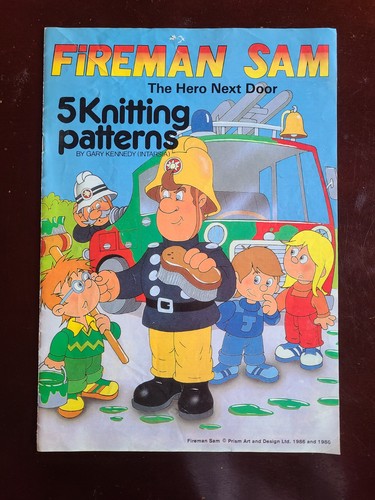 Fireman sam hand knitting - hand,