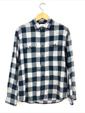 Sonoma Grey Navy Check Flannel