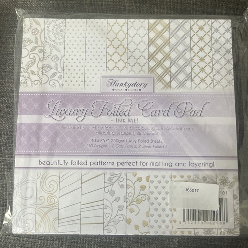 Hunkydory luxury foiled card - luxury,
