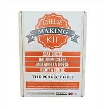 Cheese Making KIT Makes 4 Different Cheeses Goat-Halloumi-Mozzarella-Ricotta 