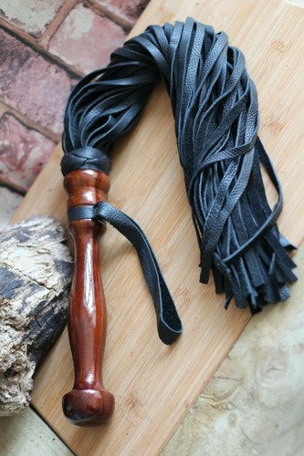 Flogger leather whip paddle - flogger,