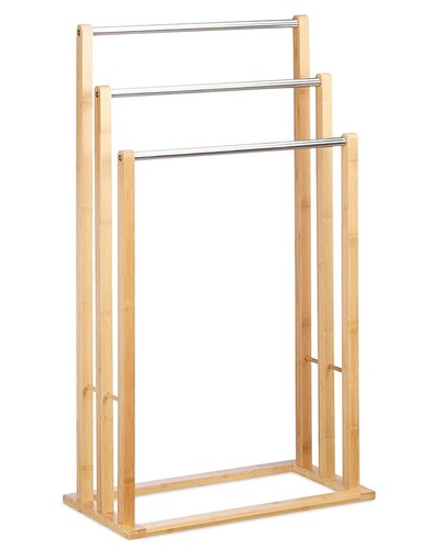 Tier bamboo wooden towel - bamboo,