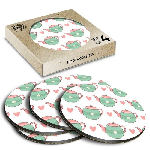 Boxed round coasters - 4,