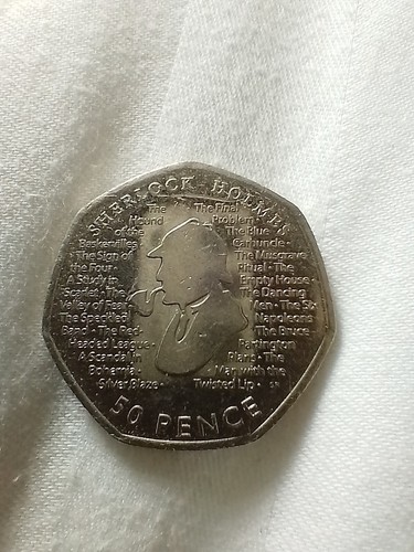 2019 sherlock holmes 50p - holmes,