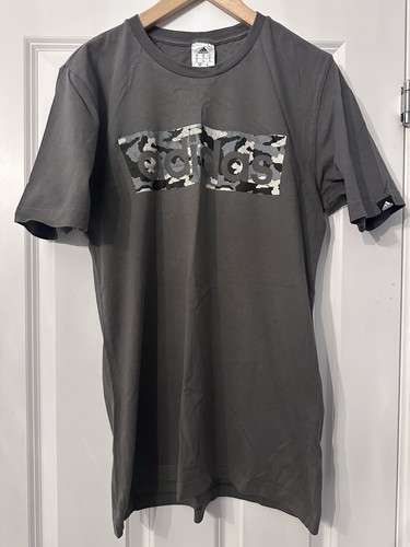 Adidas men grey shirt - t-shirt, size