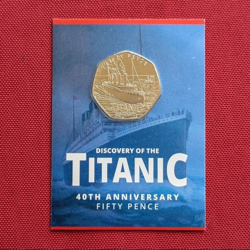 50p 2025 titanic discovery - 2025,