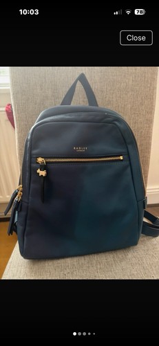 Radley blue leather - radley, backpack