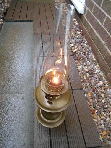 Antique vintage brass light - antique,